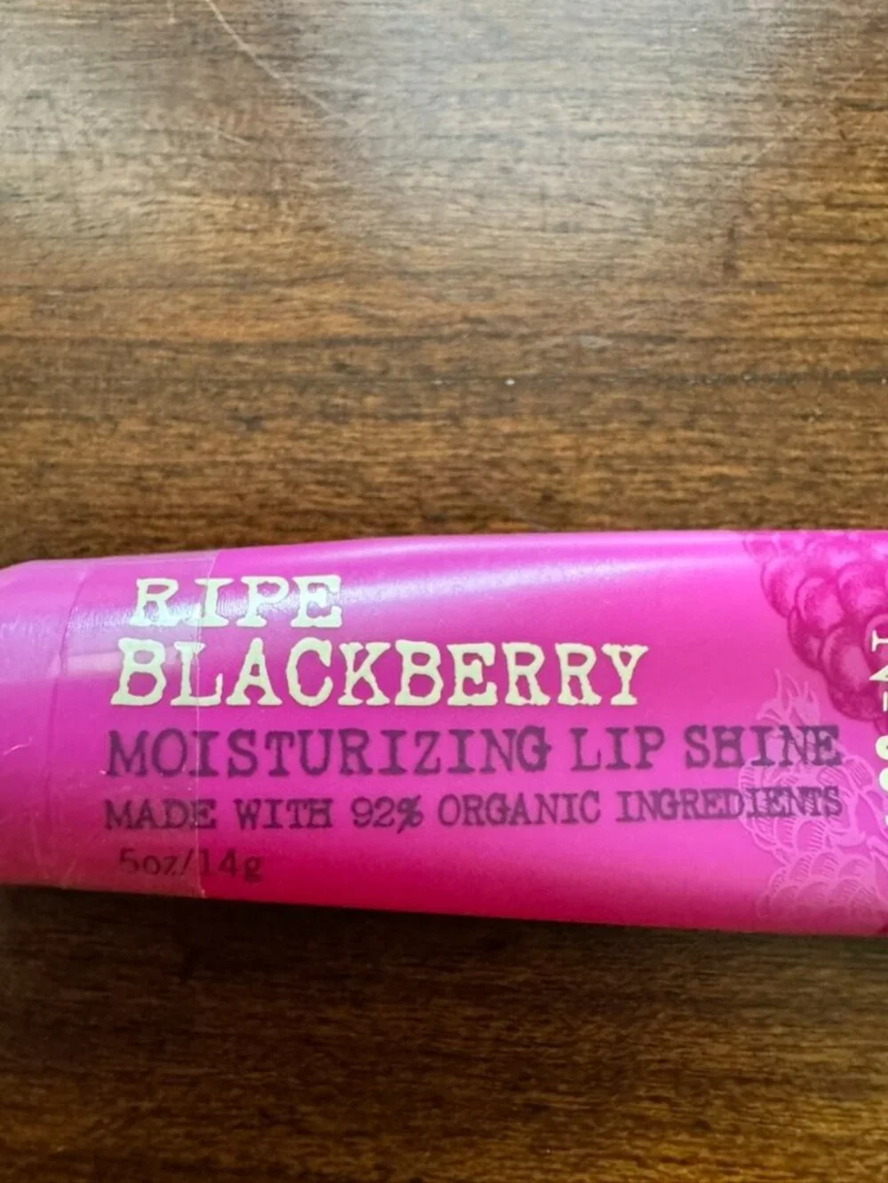 C.O. Bigelow Organics Lip Shine Ripe Blackberry 604 Sealed